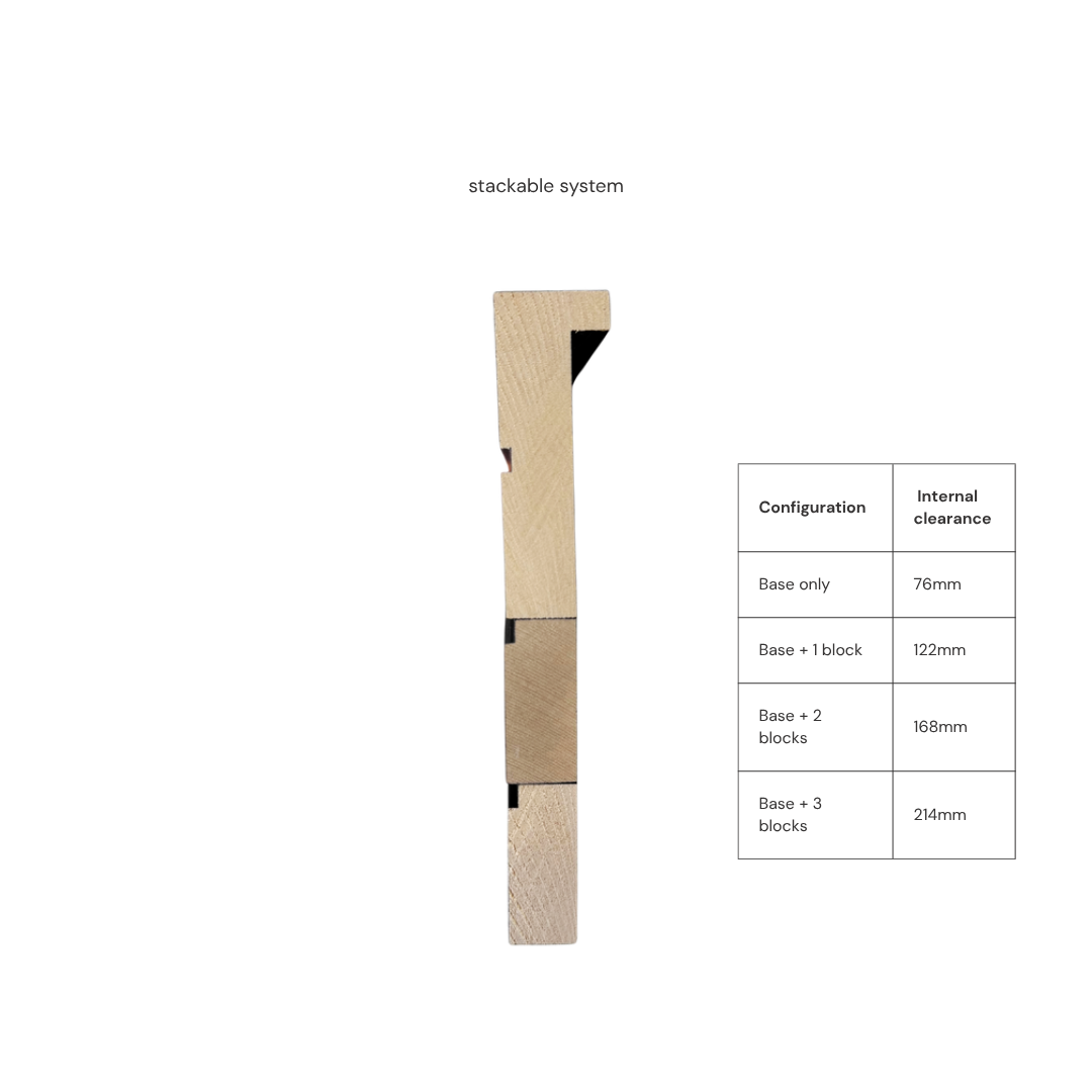 Ultra Deep Box Frame Extension Blocks