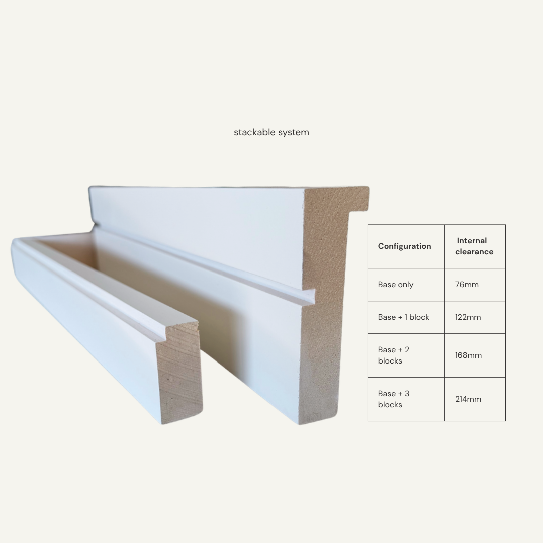 Ultra Deep Box Frame Extension Blocks