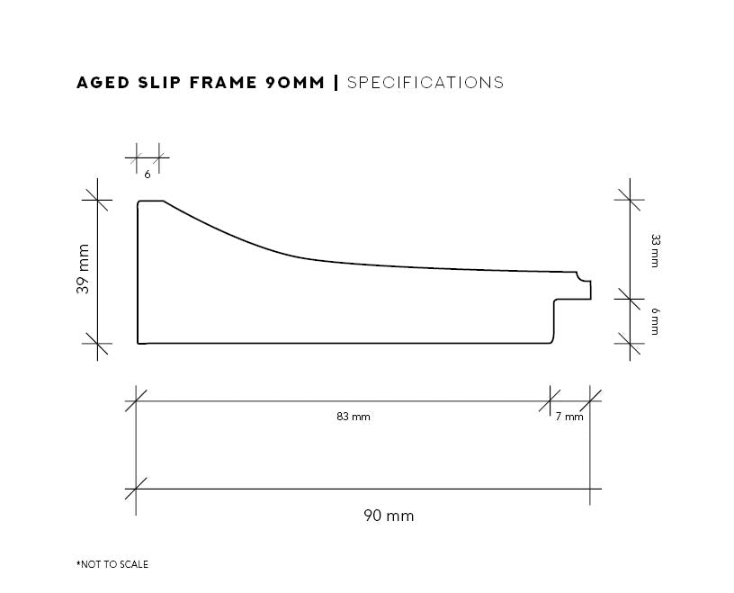 AGED SLIP FRAME 90