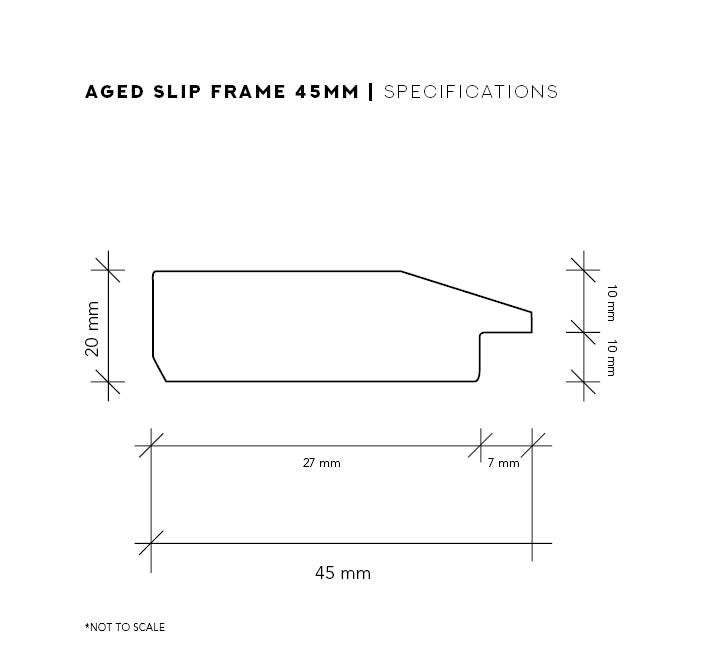 AGED SLIP FRAME 45 - SF01